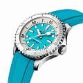 Breitling Breitling Superocean Automatic 36 A17377211C1S1 механические мужские часы часы крупный план голубой циферблата