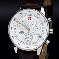 Swiss Military by Chrono Swiss Military by Chrono SM30052.04 кварцевые мужские часы часы крупный план белый циферблата