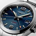 Longines Longines Conquest V.H.P. L3.718.4.96.6, conquest v.h.p. швейцария мужские часы на браслете нержавеющая сталь боковой вид