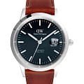 Daniel Wellington Daniel Wellington Iconic Automatic DW00100755  DW00100755 механические мужские часы  синий циферблат, браслет кожаный — вид спереди