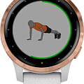 Garmin Garmin Vivoactive 4S 010-02172-23  - задняя крышка сталь пластик корпуса, сша часы