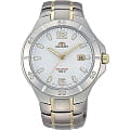 Orient Orient UN81002W (FUN81002W)  FUN81002W  мужские часы белый циферблат, браслет  — вид спереди