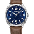 Timberland Timberland Bailard TDWGB2201701  TDWGB2201701 кварцевые мужские часы синий циферблат, браслет кожаный — вид спереди
