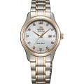Orient Orient NR1Q001W (FNR1Q001W)  NR1Q001W механические женские часы белый циферблат, браслет  — вид спереди