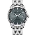 Hamilton Hamilton Jazzmaster Gent Quartz H32451142  H32451142 кварцевые мужские часы серый циферблат, браслет нержавеющая сталь — вид спереди