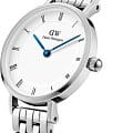 Daniel Wellington Daniel Wellington Petite Roman Numerals 5-Link Silver DW00100685 , наручные женские часы фото под углом