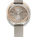 Swarovski Swarovski 5484382  5484382 кварцевые женские часы серый циферблат, браслет кожаный — вид спереди