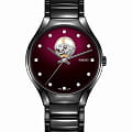 Rado Rado True Secret Diamonds R27107742 Automatic R27107742 механические женские часы бордовый циферблат, браслет высокотехнологичная керамика — вид спереди