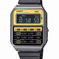 Casio Casio Vintage CA-500WEGG-9BDF (CA-500WEGG-9B)  CA-500WEGG-9B кварцевые женские часы   циферблат, браслет сталь с ip покрытием — вид спереди