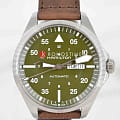 Hamilton Hamilton Khaki Aviation Pilot Day Date Auto H64635560 , наручные мужские часы фото под углом