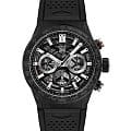 TAG Heuer TAG Heuer Carrera CBG2016.FT6143  CBG2016.FT6143 механические мужские часы черный циферблат, браслет каучук — вид спереди