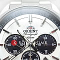 Orient Orient Chronograph WV0041TX, chronograph япония мужские часы на браслете нержавеющая сталь боковой вид