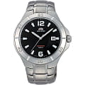 Orient Orient UN81001B (FUN81001B)  FUN81001B  мужские часы черный циферблат, браслет  — вид спереди