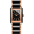 Rado Rado Integral R20225152  R20225152 кварцевые женские часы  черный циферблат, браслет сталь + pvd + керамика — вид спереди