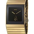 Rado Rado Ceramica R21892702  R21892702 кварцевые мужские часы черный циферблат, браслет ceramos™ — вид спереди