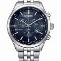 Citizen Citizen Eco-Drive AT2570-56L  AT2570-56L кварцевые мужские часы синий циферблат, браслет нержавеющая сталь — вид спереди