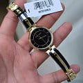Anne Klein 3916BKGB женские часы застежка крупным планом