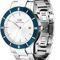 Daniel Wellington Daniel Wellington Iconic Paradigma Link Blue Bezel Silver DW00100818 iconic шведские мужские часы на браслете нержавеющая сталь боковой вид
