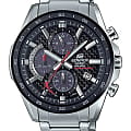 Casio Casio Edifice EQS-900DB-1AVUDF (EQS-900DB-1A) EQS EQS-900DB-1A кварцевые мужские часы черный циферблат, браслет нержавеющая сталь — вид спереди