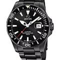 Jaguar Jaguar Executive Diver J989/1  J989/1 кварцевые мужские часы черный циферблат, браслет нержавеющая сталь с pvd-покрытием — вид спереди