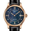 Tissot Tissot Le Locle Powermatic 80 Lady T006.407.36.126.00 Le Locle Automatic T0064073612600 механические женские часы перламутровый циферблат, браслет кожаный — вид спереди