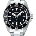 Seiko Seiko Prospex Sea SNE597P1 Sea SNE597P1 кварцевые мужские часы  черный циферблат, браслет нержавеющая сталь — вид спереди