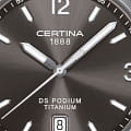 Certina Certina DS Podium C001.410.44.087.00 ds podium швейцарские мужские часы на браслете титановый боковой вид