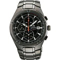 Orient Orient TD0P005B (FTD0P005B)  FTD0P005B кварцевые мужские часы черный циферблат, браслет 18-каратное желтое золото — вид спереди
