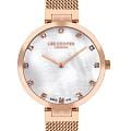 Lee Cooper Lee Cooper LC07806.420  LC07806.420 кварцевые женские часы перламутровый циферблат, браслет нержавеющая сталь с ip-покрытием — вид спереди
