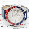 Swiss Military by Chrono Swiss Military by Chrono Quartz GMT SM34095.05 кварцевые мужские часы часы, крупный план серебристый циферблат