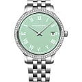 Raymond Weil Raymond Weil Toccata 5385-STS-00520  5385-STS-00520 кварцевые женские часы  зеленый циферблат, браслет нержавеющая сталь — вид спереди