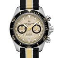 Certina Certina DS Action Diver Chrono C032.827.18.271.00  C0328271827100 механические мужские часы бежевый циферблат, браслет тканевый — вид спереди
