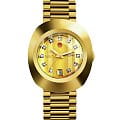 Rado Rado The Original Automatic R12416633 Automatic R12416633 механические женские часы золотой циферблат, браслет нержавеющая сталь с pvd-покрытием — вид спереди