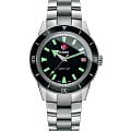 Rado Rado Captain Cook Automatic R32500153 Automatic R32500153 механические мужские часы черный циферблат, браслет нержавеющая сталь — вид спереди