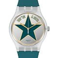 Swatch Swatch New Gent Biosourced SO29Z119  SO29Z119 кварцевые мужские часы серый циферблат, браслет силикон — вид спереди