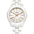 Rado Rado Hyperchrome R32323012  R32323012 кварцевые женские часы белый циферблат, браслет высокотехнологичная керамика — вид спереди