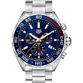 TAG Heuer TAG Heuer Formula 1 X Red Bull Racing CAZ101AK.BA0842  CAZ101AK.BA0842 кварцевые мужские часы  синий циферблат, браслет нержавеющая сталь — вид спереди