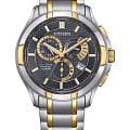 Citizen Citizen Eco-Drive BL8164-57E  BL8164-57E кварцевые мужские часы черный циферблат, браслет нержавеющая сталь с ip-покрытием — вид спереди