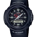 Casio Casio G-Shock AW-500E-1EDR (AW-500E-1E)  AW-500E-1E электронные мужские часы черный циферблат, браслет пластик — вид спереди