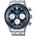 Seiko Seiko Discover More SSB477P1  SSB477P1 кварцевые мужские часы  синий циферблат, браслет нержавеющая сталь — вид спереди