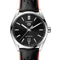 TAG Heuer TAG Heuer Carrera Date WBN2110.FC6623  WBN2110.FC6623 механические мужские часы черный циферблат, браслет кожаный — вид спереди