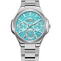 Slazenger Slazenger SL.09.2365.4.05  SL.09.2365.4.05 кварцевые женские часы голубой циферблат, браслет суперметалл — вид спереди