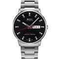 Mido Mido Commander Chronometer M021.431.11.051.00  M0214311105100 механические мужские часы черный циферблат, браслет нержавеющая сталь — вид спереди
