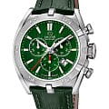 Jaguar Jaguar Executive Chrono J857/C  J857/C кварцевые мужские часы зеленый циферблат, браслет кожаный — вид спереди
