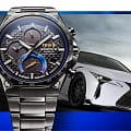 Casio Casio Edifice EQB-1100TMS-1A EQB, наручные мужские часы фото под углом