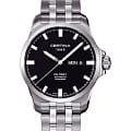 Certina Certina C014.407.11.051.00 DS First C0144071105100 механические мужские часы черный циферблат, браслет кожаный — вид спереди