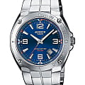 Casio Casio Edifice EF-126D-2A EF EF-126D-2A кварцевые мужские часы синий циферблат, браслет нержавеющая сталь — вид спереди