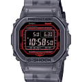 Casio Casio G-Shock DW-B5600G-1DR (DW-B5600G-1)  DW-B5600G-1 электронные мужские часы черный циферблат, браслет пластик — вид спереди