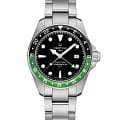 Certina Certina DS Action Diver C032.929.11.051.00 DS Action C0329291105100 механические мужские часы черный циферблат, браслет нержавеющая сталь 316l — вид спереди