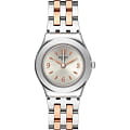 Swatch Swatch I Lady YSS308G  YSS308G кварцевые женские часы серебристый циферблат, браслет нержавеющая сталь с pvd-покрытием — вид спереди